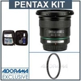 Pentax SMCP-DA 14mm f/2.8 ED IF Digital Auto Focus Lens Kit, U.S.A., with Tiffen 77mm UV Wide Angle Filter, Professional Lens Cleaning Kit ( Pentax Lens )