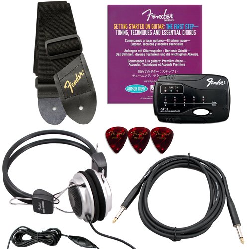 Fender Squier Affinity Special Black Strat Stop Dreaming, Start Playing Set with Fender Frontman Amp® 1 & Fender/ GO-DPS 12 Pack Pick Sampler (Part# DPS-FN-SAMPLER) ( Squier Affinity guitar Kits ) ) รูปที่ 7