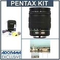 Pentax SMCP-DA 17mm - 70mm f/4 AL (IF) SDM Super AF Lens Kit, with Tiffen 67mm UV Wide Angle Filter, , Professional Lens Cleaning Kit ( Pentax Lens )