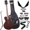 Dean EVO XM Satin Natural (EVOXM-SN) Electric Guitar & TKL Gig Bag Kit - Includes: Signal Flex Guitar Cable, Planet Waves 12 Pick Shredder Pack, Planet Waves Guitar Strap & TKL Gig Bag! 