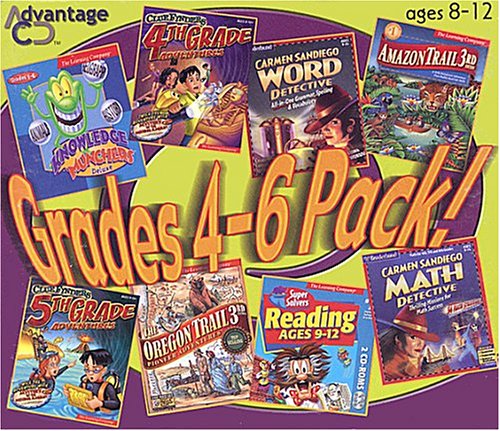 Grades 4 - 6 Pack (8 Titles Collection for Ages 8 - 12)  [Pc CD] รูปที่ 1