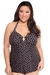 รูปย่อ Swimsuit Torrid Plus Size Black Rose Print Faux-Kini (Type one Piece) รูปที่1