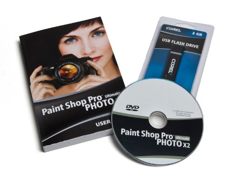 Corel Paint Shop Pro Photo X2 Ultimate Software w/2GB USB Flash Drive   รูปที่ 1