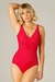 รูปย่อ Swimsuit Miraclesuit Must Haves Oceanus Berry Soft Cup Swimsuit (Type one Piece) รูปที่1