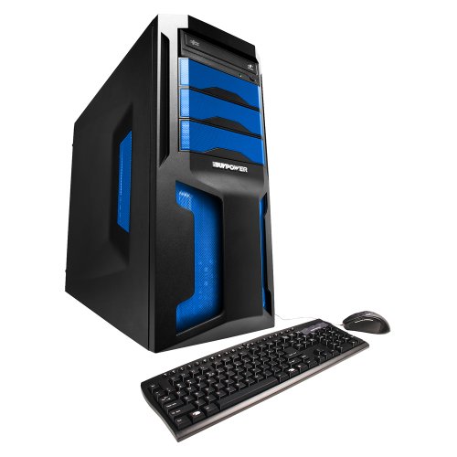 Review iBuyPower Gaming PC (933TT) with Intel Core i3 Processor, 1TB Hard Drive, 4GB Memory - Black/Blue รูปที่ 1