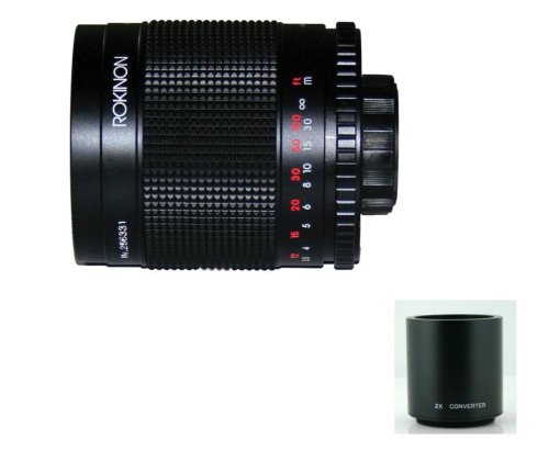 Rokinon 500mm Mirror Lens for Pentax Mount + 2X Teleconverter Lens ( Rokinon Lens ) รูปที่ 1