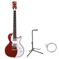 Luna Neo Series NEO Mini Cutaway Electric Guitar Combo with Gig Bag, and AB Stand & Strings - Red ( Luna guitar Kits ) )