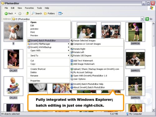 DriveHQ Batch PhotoEditor  [Pc Download] รูปที่ 3