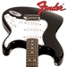 รูปย่อ Fender Starcaster Electric Guitar, black ( Guitar Kits ) รูปที่2