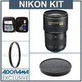 Nikon 16mm - 35mm f/4.0 AF-S ED (VR-II) Vibration Reduction Wide Angle Autofocus Zoom Lens Kit - U.S.A. Warranty - with Tiffen 77mm UV Wide Angle Filter, Professional Lens Cleaning Kit, Slip On Lens Cap Wide Angle Filters, ( Nikon Lens )