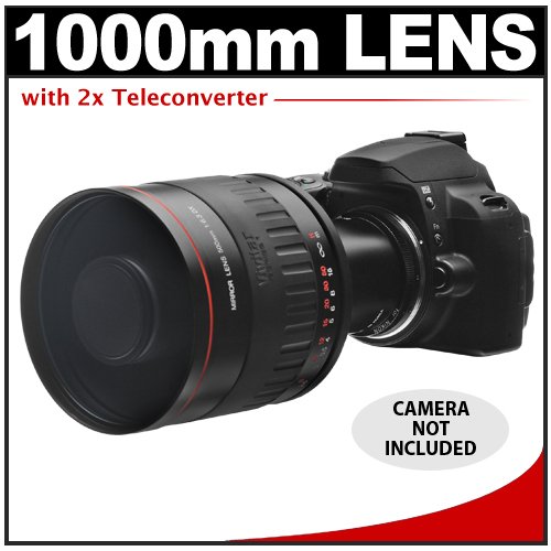 Vivitar 500mm f/6.3 Series 1 Multi-Coated Mirror Lens with 2x Teleconverter (=1000mm) for Pentax K20D, K200D, K2000, K10D, K100D Super, K110D, K-x & K-7 Digital SLR Cameras ( Vivitar Lens ) รูปที่ 1