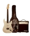 รูปย่อ Barcelona 39 Inch White Electric Guitar Beginner Kit with 10 Watt Amp ( Barcelona guitar Kits ) ) รูปที่1