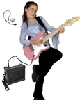 BeBoP Mini-Electric Guitar Package - Pink ( BeBoP guitar Kits ) )