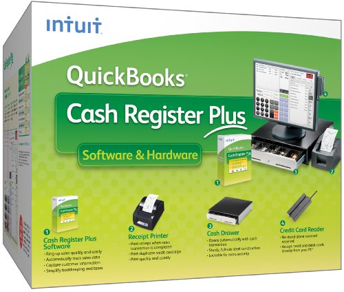 QuickBooks Cash Register Plus Software & Hardware 2010  [Pc CD-ROM] รูปที่ 1