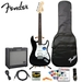 รูปย่อ Fender Stop Dreaming, Start Playing Set: Affinity Black Strat HSS with G-DEC® Junior Amp, Fender/ GO-DPS 12 Pack Pick Sampler (Part# DPS-FN-SAMPLER), Squier Strings, Fender String Winder & Ultra Stand ( Squier Affinity guitar Kits ) ) รูปที่1