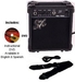 รูปย่อ SX Callisto 1K BK Black Electric Guitar Package w/Amp Carry Bag, Strap and Instructional DVD ( Guitar Kits ) รูปที่5