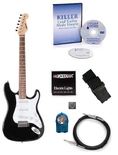 Ultimate Electric Guitar Beginner Learning Package ( Rok Stark guitar Kits ) )