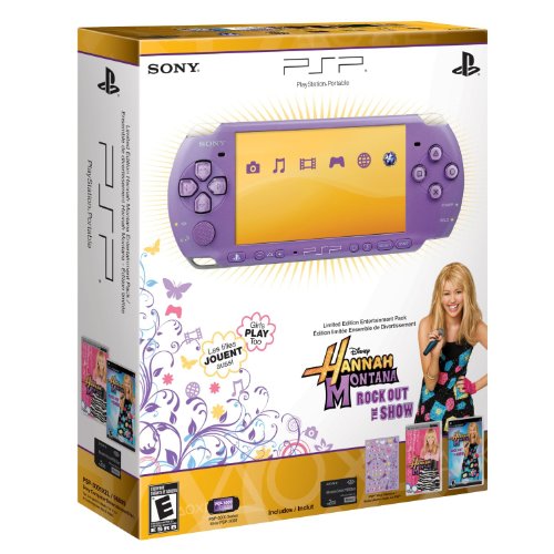 SONY PSP 3000 HANNAH MONTANA Limited Edition Entertainment Pack Bundle / Purple NEW  รูปที่ 5
