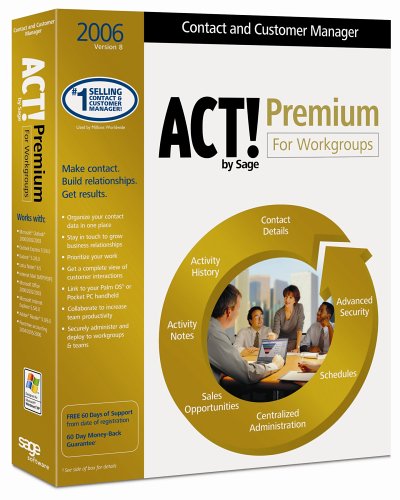 ACT! 2006 Premium for Workgroups Upgrade [ Premium for Workgroups Upgrade Edition ] [Pc CD-ROM] รูปที่ 1