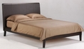 Coriander Full Platform Bed w/ Dark Chocolate Finish (Oak bed)