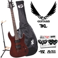 Dean Vendetta XM Satin Natural (VNXM-SN) Electric Guitar with Planet Waves 12-Pick Shredder Pack, Ultra Stand & TKL Gig Bag 