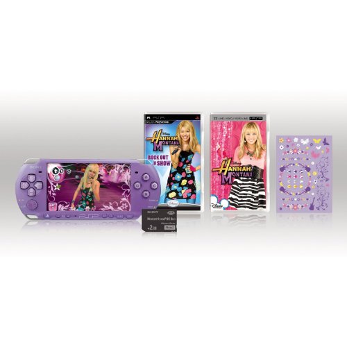 SONY PSP 3000 HANNAH MONTANA Limited Edition Entertainment Pack Bundle / Purple NEW  รูปที่ 1