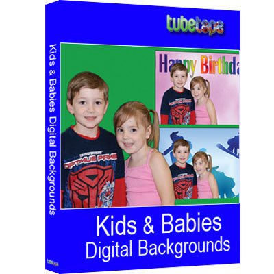 Kids & Babies - Digital Backgrounds  [Pc CD-ROM] รูปที่ 1