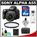 รูปย่อ Review Sony Alpha A55 SLTA55VL 16.2 Megapixel Translucent Mirror Technology Digital SLR Camera & 18-55mm Lens with 8GB Card + Case + UV Filter + Cleaning & Accessory Kit รูปที่1