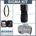 Sigma 70-300mm f/4-5.6 APO DG Macro Tele Zoom Lens Kit, for Canon EOS Cameras Kit, with Tiffen 58mm UV Filter, Lens Cap Leash, Professional Lens Cleaning Kit ( Sigma Lens )