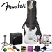 รูปย่อ Squier by Fender Stop Dreaming, Start Playing Value Pack: Arctic White Strat- SE Special with Squier SP-10 Amp (Upgrade Pack includes: Fender/ GO-DPS 12 Pack Pick Sampler (Part# DPS-FN-SAMPLER), Squier Strings, String Winder & Samson PH60 Headphones ( Squier by Fender guitar Kits ) ) รูปที่1