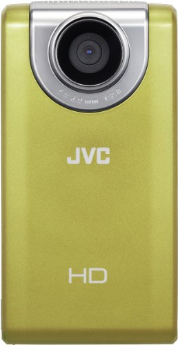 JVC Picsio GC-FM-2 Pocket Video Camera (Yellow) NEWEST VERSION ( HD Camcorder ) รูปที่ 1