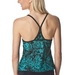 รูปย่อ Swimsuit Merona® Women's Paisley Print Racerback Tankini Swim Top - Black/Jade (Type Two Piece) รูปที่2