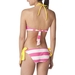 รูปย่อ Swimsuit Juniors Stripe Monokini Swimsuit - Pink/White/Yellow (Type one Piece) รูปที่2