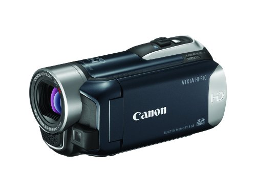 Canon VIXIA HF R10 Full HD Camcorder w/8GB Flash Memory (Black) ( HD Camcorder ) รูปที่ 1