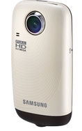 Samsung HMX-E10 1080P Pocket Camcorder with 270-Degree Swivel Lens (Ivory) ( HD Camcorder )