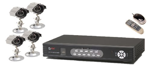 Q-See QSDR44KRTC-320 4 Channel H.264 Real-Time Network Security DVR รูปที่ 1