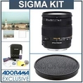 Sigma 17-70mm f/2.8-4 DC Macro OS (Optical Stabilizer) HSM AF Lens Kit for Pentax AF Cameras, with Tiffen 72mm UV Wide Angle Filter, Professional Lens Cleaning Kit, Lens Cap for Wide Angle Filters ( Sigma Lens )