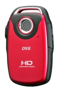 DXG USA DXG-125VR HD 3.0 Megapixel All-Weather 720p HD Camcorder (Red) ( HD Camcorder )