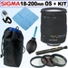 รูปย่อ Sigma AF 18-200mm f/3.5-6.3 DC OS (Optical Stabilizer) Zoom Lens for "Nikon" Digital SLR Cameras + Deluxe Accessory Kit ( Sigma Lens ) รูปที่1