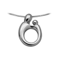 Sterling Silver Large Mother and Child® Pendant with chain