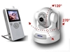 รูปย่อ 4UCAM PAN / TILT Handheld 2.5" Color Video Baby Monitor and 2.4GHz Wireless Camera - Day & Night, Video & Audio Infant Nursery Monitor ( CCTV ) รูปที่1