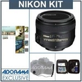 Nikon 50mm f/1.4G AF-S AF Nikkor Lens - with 5 Year U.S.A. Warranty Tiffen 58mm Photo Essentials Filter Kit, Lens Cap Leash, Professional Lens Cleaning Kit ( Nikon Lens )