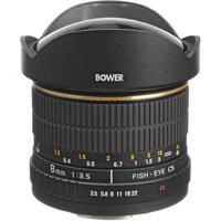 Bower 8mm f/3.5 Fisheye Manual Focus Lens for Sony / Minolta Maxxum APS-C Autofocus Cameras ( Bower Lens ) รูปที่ 1