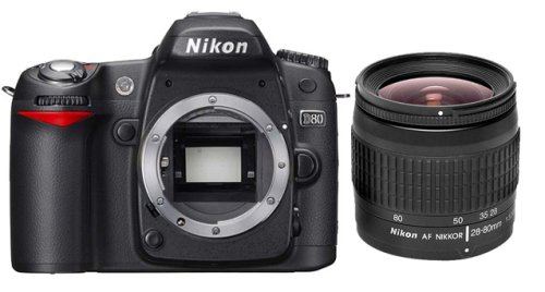 Nikon D80 Digital SLR w/Nikkor 28-80mm F/3.3-5.6G AF Zoom Lens ( Nikon Lens ) รูปที่ 1