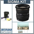 Sigma 10mm - 20mm f/4-5.6 EX DC HSM AF Kit for Sigma Digital SLR Cameras, with Tiffen 77mm UV Wide Angle Filter, Professional Lens Cleaning Kit ( Sigma Lens )