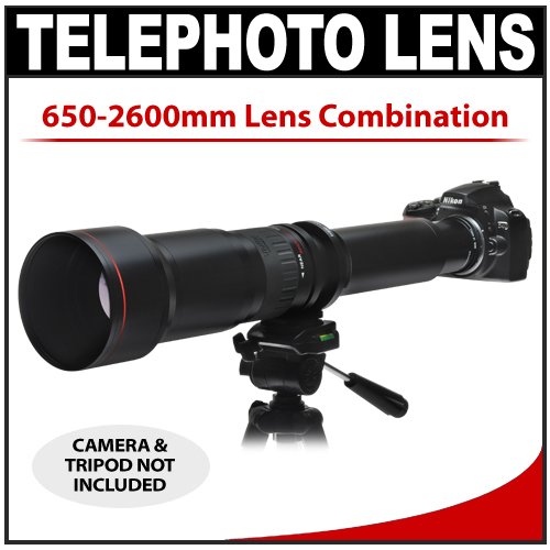 Vivitar 650-1300mm f/8-16 SERIES 1 Telephoto Zoom Lens with 2x Teleconverter (=650-2600mm) for Nikon D40, D60, D90, D300, D300s, D3, D3s, D3x, D7000, D3000, D3100 & D5000 Digital SLR Cameras ( Vivitar Lens ) รูปที่ 1