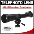 Vivitar 650-1300mm f/8-16 SERIES 1 Telephoto Zoom Lens with 2x Teleconverter (=650-2600mm) for Nikon D40, D60, D90, D300, D300s, D3, D3s, D3x, D7000, D3000, D3100 & D5000 Digital SLR Cameras ( Vivitar Lens )