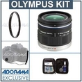 Olympus Micro Zuiko Digital 9-18mm f/4.0-5.6 Zoom Lens Kit Black. for EP Series PEN Digital Cameras, with Tiffen 52mm UV Filter, Lens Cap Leash, Professional Lens Cleaning Kit ( Olympus Lens )