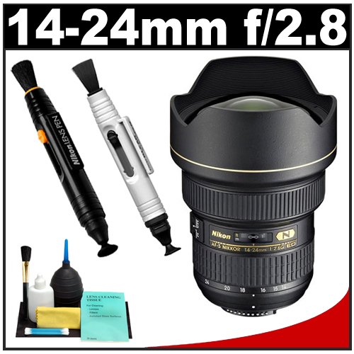 Nikon 14-24mm f/2.8G ED AF-S Zoom-Nikkor Lens + Nikon Lens Cleaning System - for Nikon D3, D300, D60, D5000, D90, D7000, D40 D300s, D3000 & D3100 Digital SLR Cameras ( Nikon Lens ) รูปที่ 1