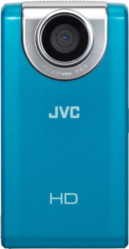 JVC Picsio GC-FM-2 Pocket Video Camera (Blue) NEWEST VERSION ( HD Camcorder ) รูปที่ 1